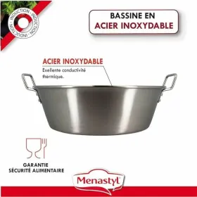 Food Preservation Container Menastyl 40,5 cm Silver Rectangular