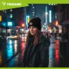 Talvihattu taskulampulla - musta Trizand 22663