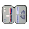 Penālis ar vietu trim zīmuļiem Safta Urban style Zils Pelēks 12,5 x 19,5 x 5,5 cm 37 Daudzums