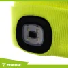 Talvemüts taskulambiga - kollane Trizand 22664