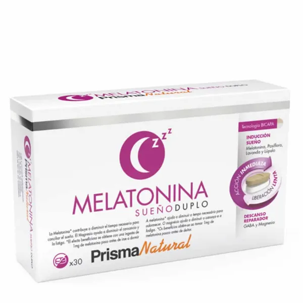 Prisma Natural Melatonin Sleep 30 Bilayer Tablets