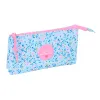 Triple Carry-all Vicky Martín Berrocal Paraíso Pink Light Blue 22 x 12 x 3 cm