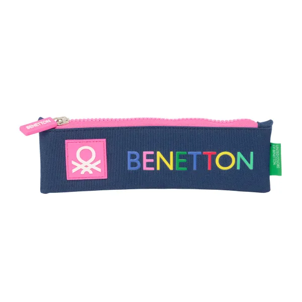 Ceļasoma Benetton Damero Tumši Zils 20 x 6 x 1 cm