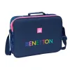 Школьный рюкзак Benetton Damero Тёмно Синий 38 x 28 x 6 cm