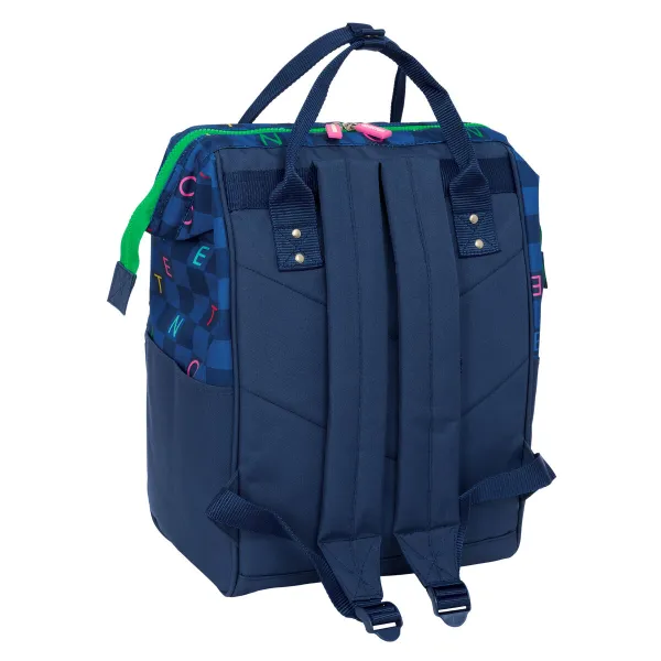 Школьный рюкзак Benetton benetton Тёмно Синий 27 x 40 x 19 cm