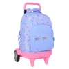 Школьный рюкзак с колесиками Benetton Lila Лиловый 33 x 45 x 22 cm