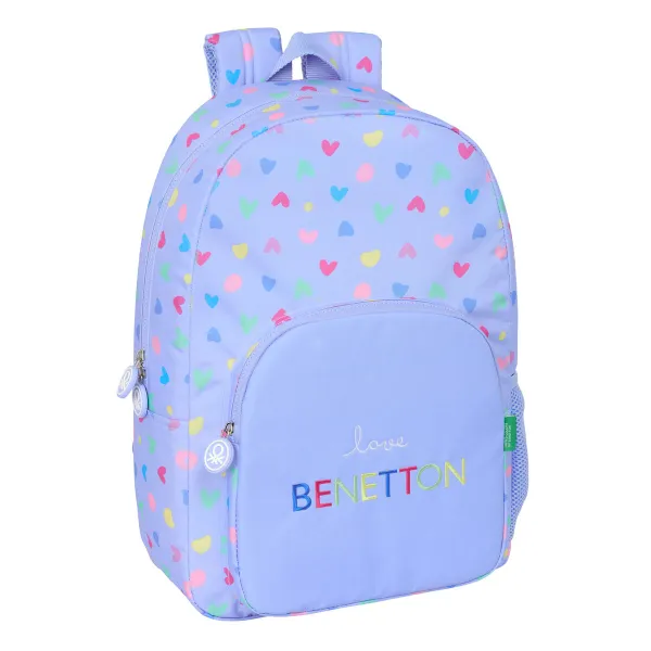 Школьный рюкзак Benetton Lila Лиловый 30 x 46 x 14 cm