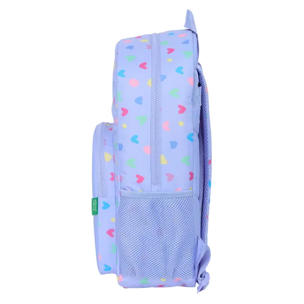 Школьный рюкзак Benetton Lila Лиловый 30 x 46 x 14 cm