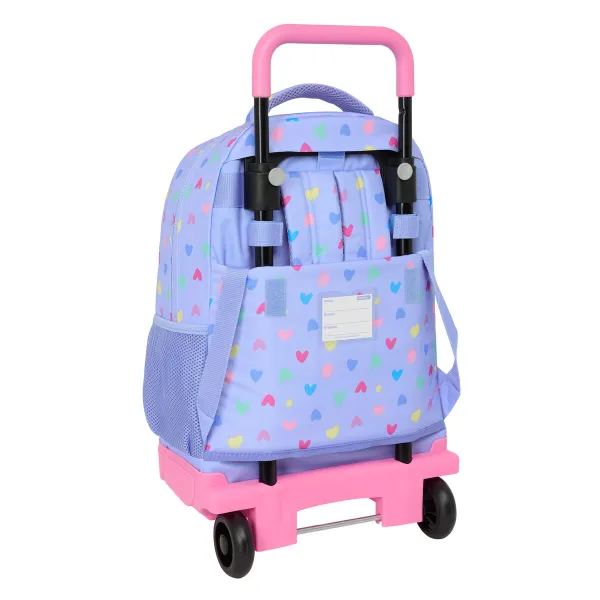 Koululaukku Benetton Lila Liila 33 x 45 x 22 cm