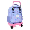 Koululaukku Benetton Lila Liila 33 x 45 x 22 cm