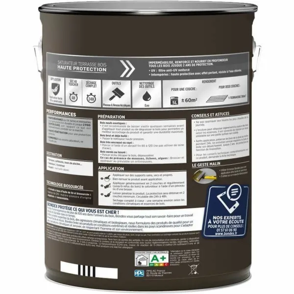 Gruntskrāsa Bondex Matt 5 L