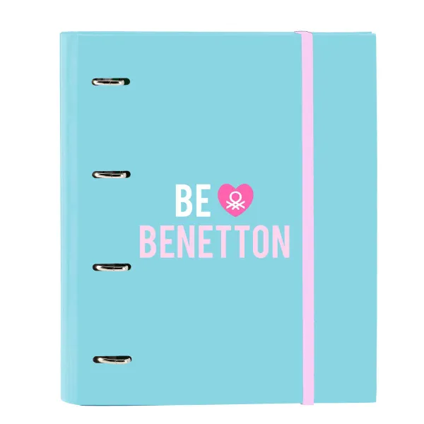Rengaskansio Benetton Unique Pinkki Turkoosi 27 x 32 x 3.5 cm