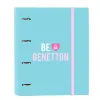 Rengaskansio Benetton Unique Pinkki Turkoosi 27 x 32 x 3.5 cm