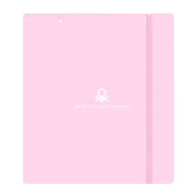 Ring binder Benetton Unique Pink Turquoise 27 X 32 X 4 cm