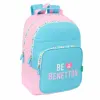 Школьный рюкзак Benetton Unique Розовый бирюзовый 32 x 42 x 15 cm