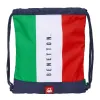 Kuprinė su virvutėmis Benetton Flag Tamsiai mėlyna 35 x 40 x 1 cm