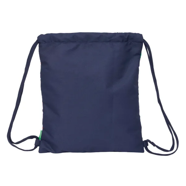 Kuprinė su virvutėmis Benetton Flag Tamsiai mėlyna 35 x 40 x 1 cm
