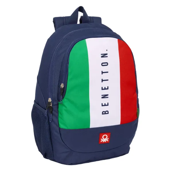 Школьный рюкзак Benetton Flag Тёмно Синий 32 x 44 x 16 cm