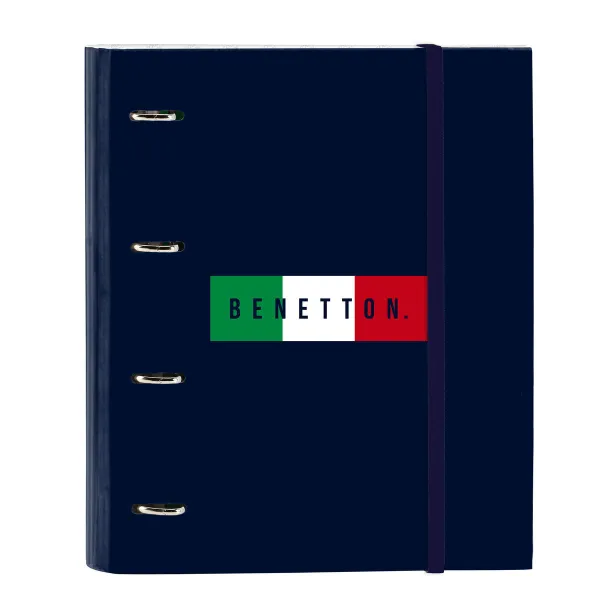 Gredzenveida stiprinājums Benetton Flag Tumši Zils 27 x 32 x 3.5 cm