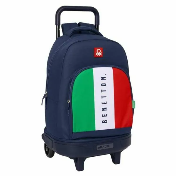 Школьный рюкзак Benetton Flag Тёмно Синий 33 x 45 x 22 cm