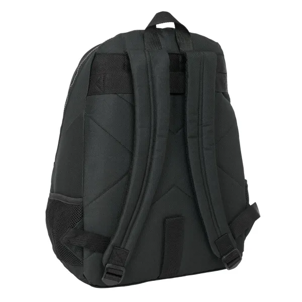School Bag Munich Topo Black 32 x 44 x 16 cm