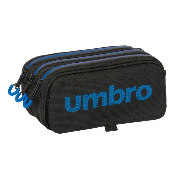 Kolmilokeroinen laukku Kelme Jet black Musta 21,5 x 10 x 8 cm