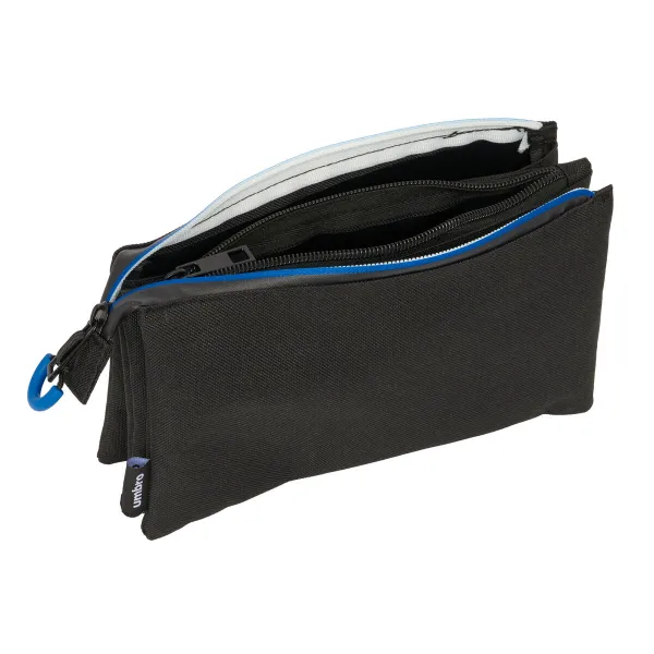 Trigubas penalas Kelme Jet black Juoda 22 x 12 x 3 cm