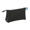Kolmilokeroinen laukku Kelme Jet black Musta 22 x 12 x 3 cm