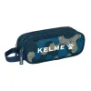 Kaksilokeroinen laukkku Kelme Epic Laivastonsininen 21 x 8 x 6 cm