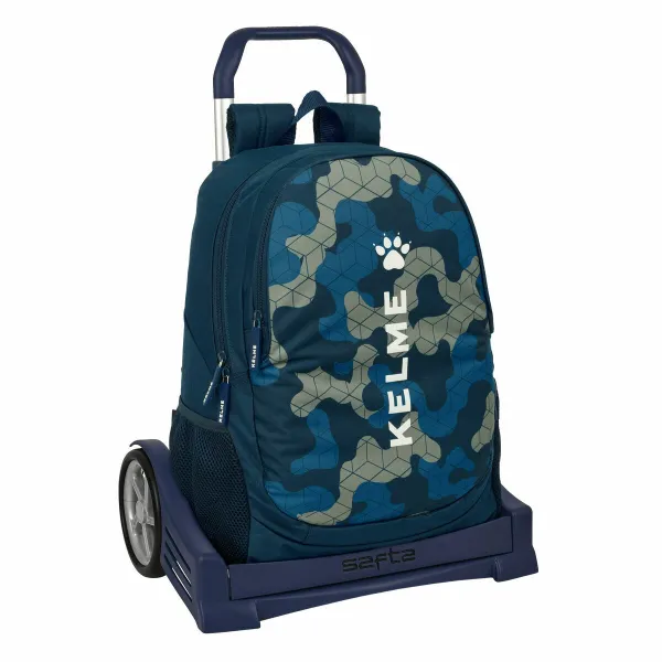 Skolas mugursoma ar riteņiem Kelme Epic Tumši Zils 32 x 44 x 16 cm