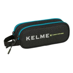 Kaksilokeroinen laukkku Kelme Iron Musta 21 x 8 x 6 cm
