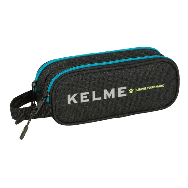 Двойной пенал Kelme Iron Чёрный 21 x 8 x 6 cm
