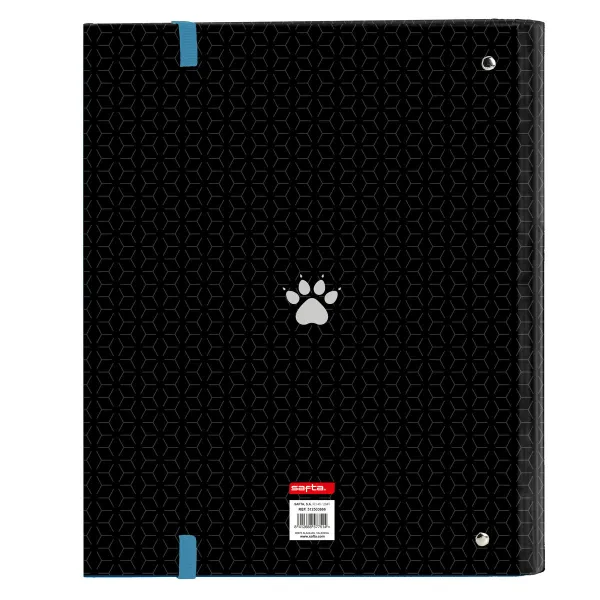 Ring binder Kelme Iron Black 27 x 32 x 3.5 cm