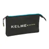 Triple Carry-all Kelme Iron Black 22 x 12 x 3 cm