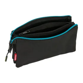 Triple Carry-all Kelme Iron Black 22 x 12 x 3 cm