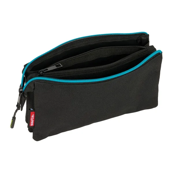 Тройной пенал Kelme Iron Чёрный 22 x 12 x 3 cm