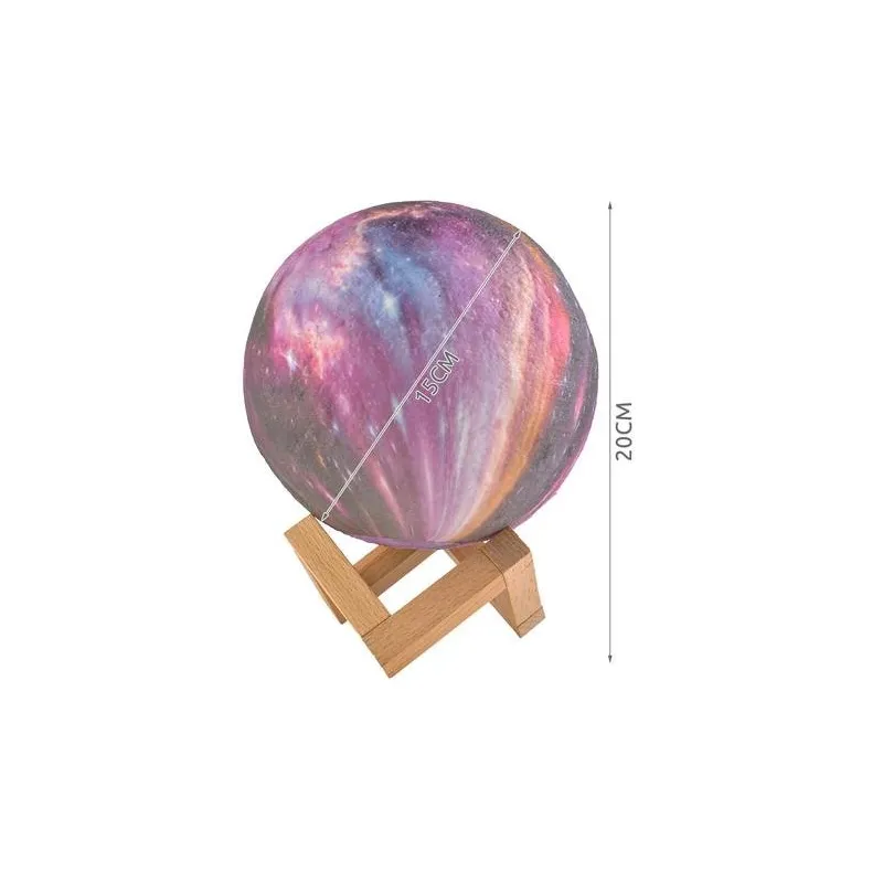 Moon night light 15cm 16 colors