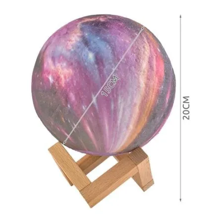 Moon night light 15cm 16 colors