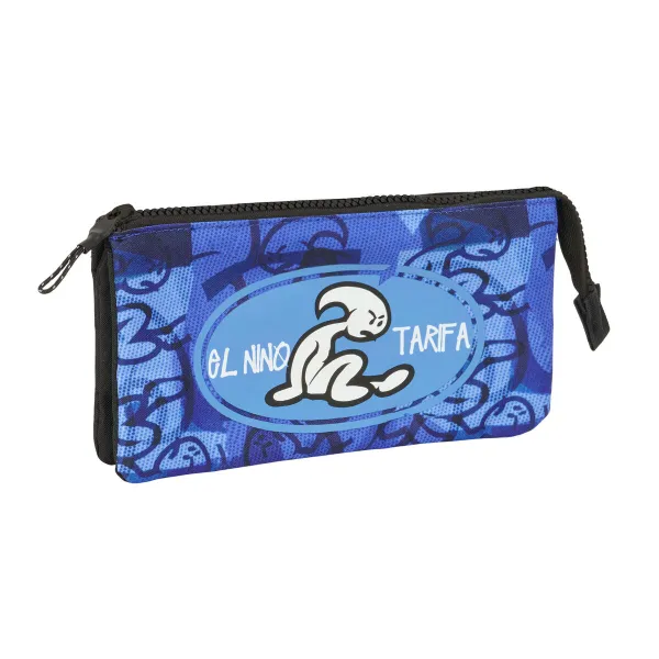 Kolmilokeroinen laukku El Niño Roller Sininen Musta 22 x 12 x 3 cm