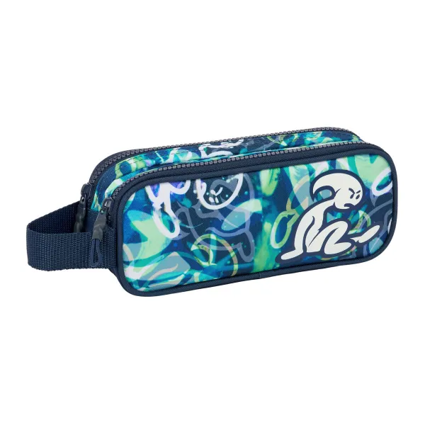 Double Carry-all El Niño Kook Navy Blue 21 x 8 x 6 cm