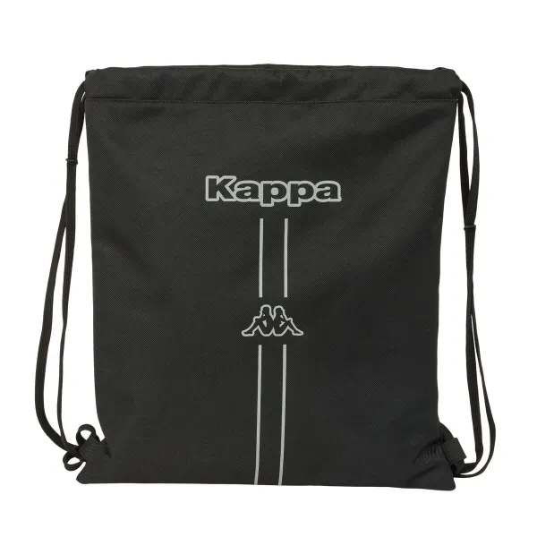 Сумка-рюкзак на веревках Kappa Dark Чёрный 35 x 40 x 1 cm