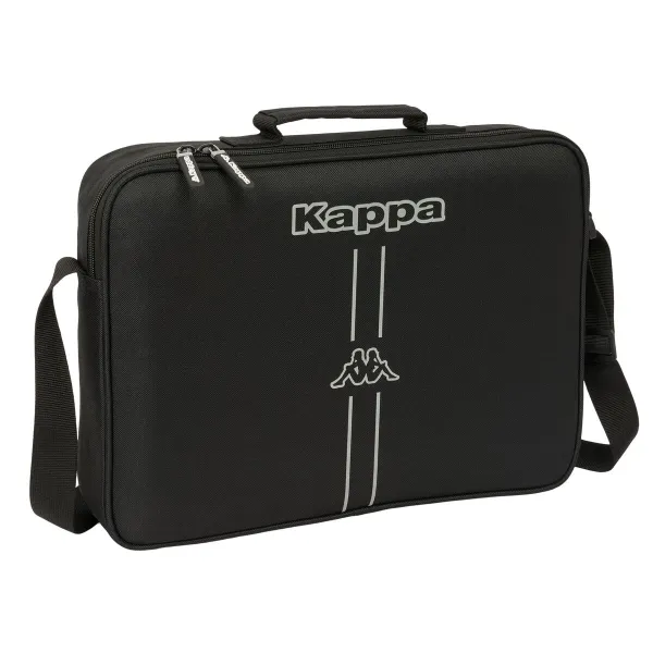 Mokyklinis krepšys Kappa Dark Juoda 38 x 28 x 6 cm