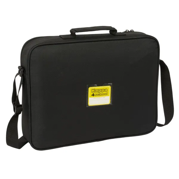Школьный рюкзак Kappa Dark Чёрный 38 x 28 x 6 cm