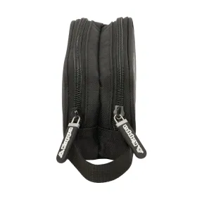 Double Carry-all Kappa Dark Black 21 x 8 x 6 cm