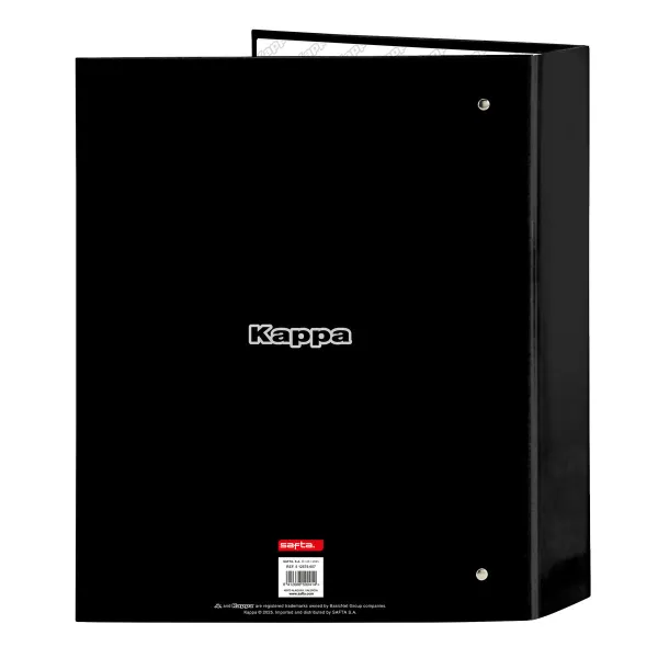Ring binder Kappa Dark Black A4 27 x 33 x 6 cm