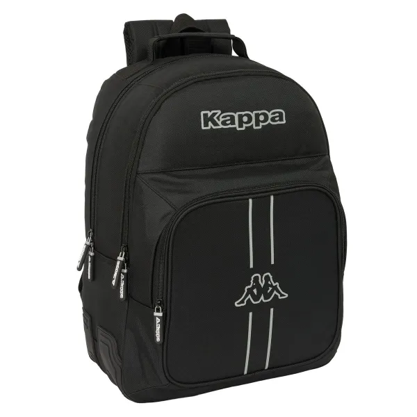 Mokyklinis krepšys Kappa Dark Juoda 32 x 42 x 15 cm