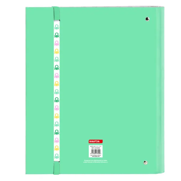 Gredzenveida stiprinājums Benetton Mint Zaļš 27 x 32 x 3.5 cm