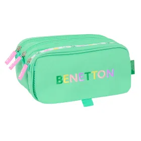 Kolmilokeroinen laukku Benetton Mint Vihreä 21,5 x 10 x 8 cm