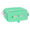 Kolmilokeroinen laukku Benetton Mint Vihreä 21,5 x 10 x 8 cm