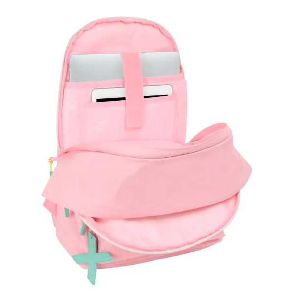 Skolas soma Munich +usb munich Rozā 31 x 44 x 18 cm